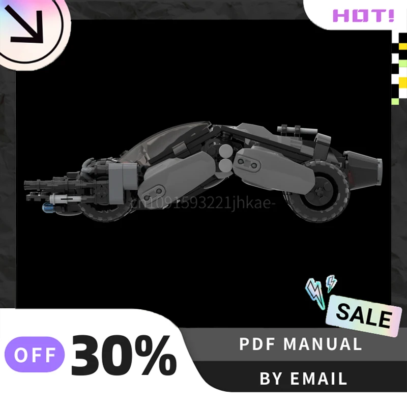 [273PCS] Customized MOC Batmobile Creative Building Blocks Set STEM Educational Toys DIY Construction Model Kit Birthday Gifts