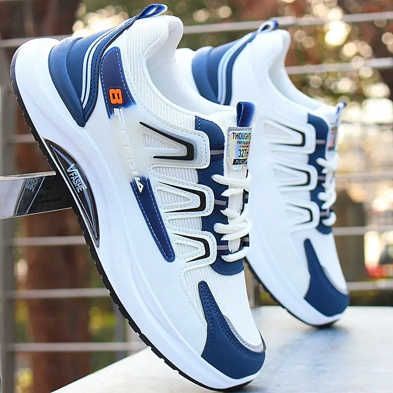 

2026 Running Shoes Men Outdoor Sports Shoes Cushioning Hombre Athletic Men Mesh Walking Shoes Sneakers Zapatillas Biue shoes