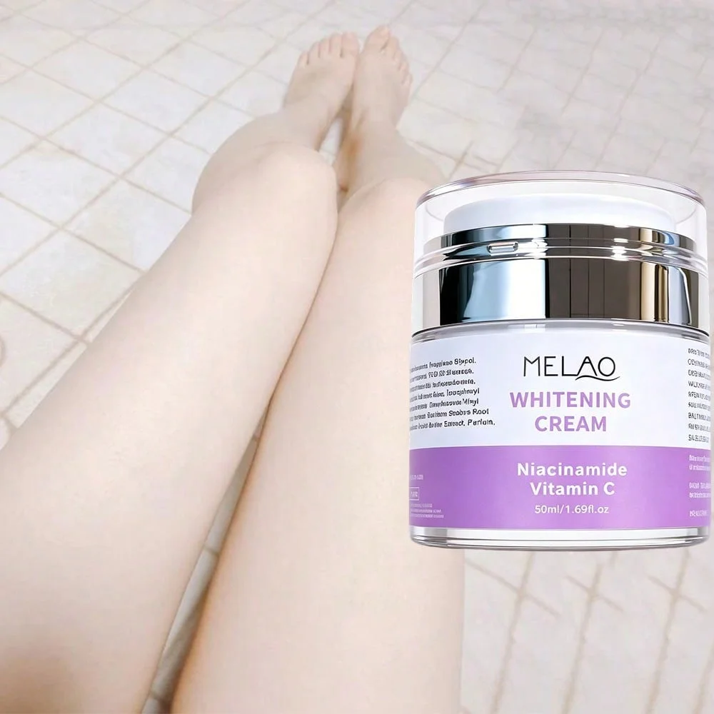 MELAO Whitening Cream with 2% Alpha Arbutin, Kojic Acid & Licorice Root Extract - Brightening Cream for Dark Spots Correction