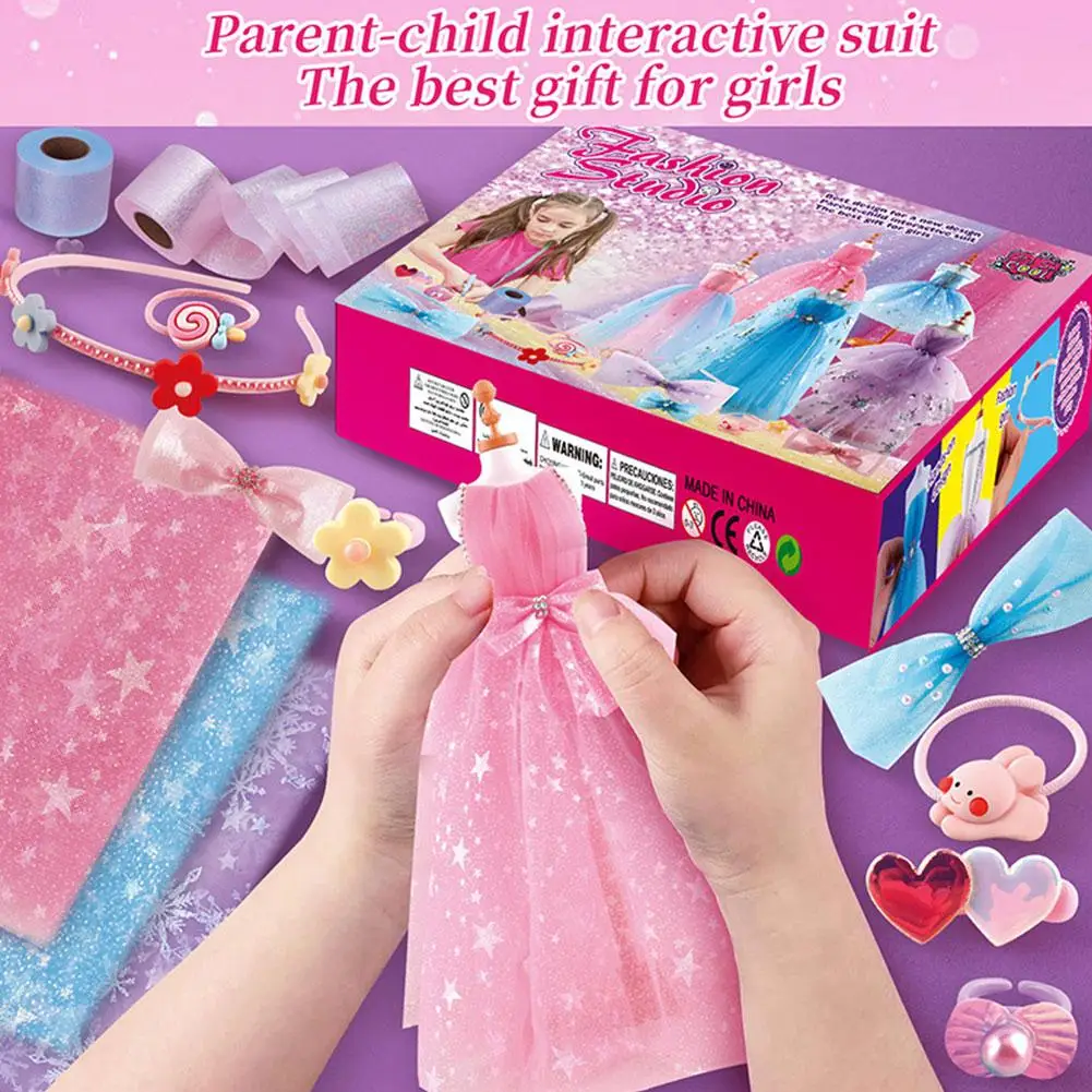 Children's Clothing Design Sewing Set Girls' Enlightenment DIY Handmade Creative Production of 6-12 Year Old Clothing Toys