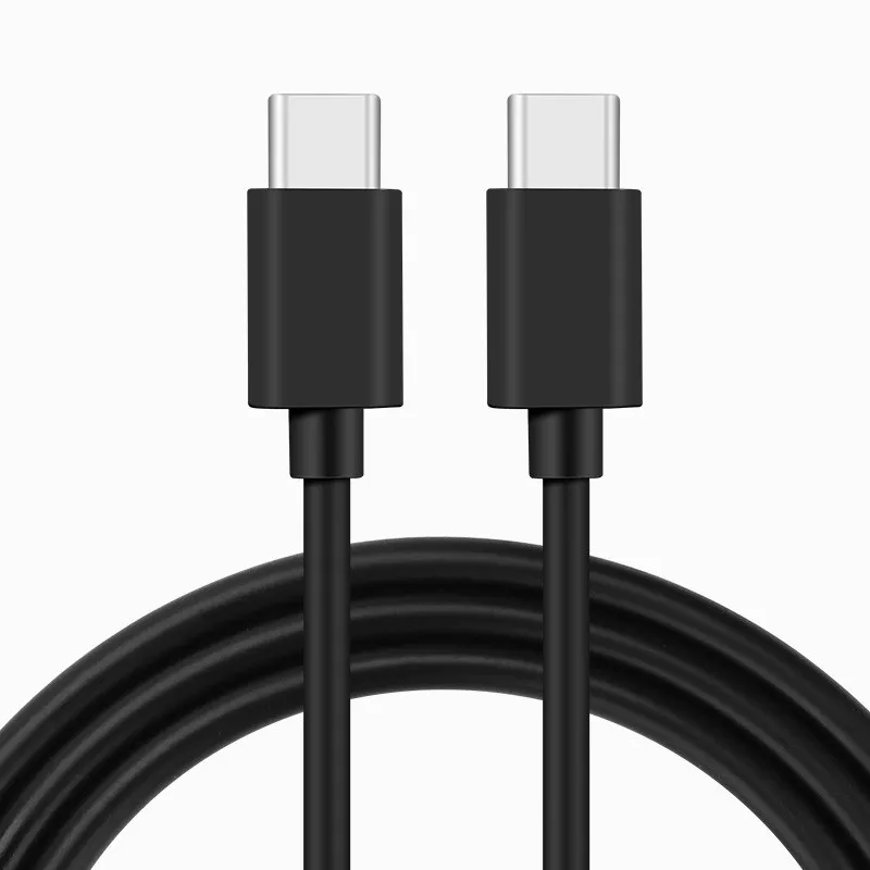 Cable 3A tipo C a tipo C Cable de carga rápida QC PD para ordenador Android Cable de USB-C Cable de carga rápida Cable de datos de 1m