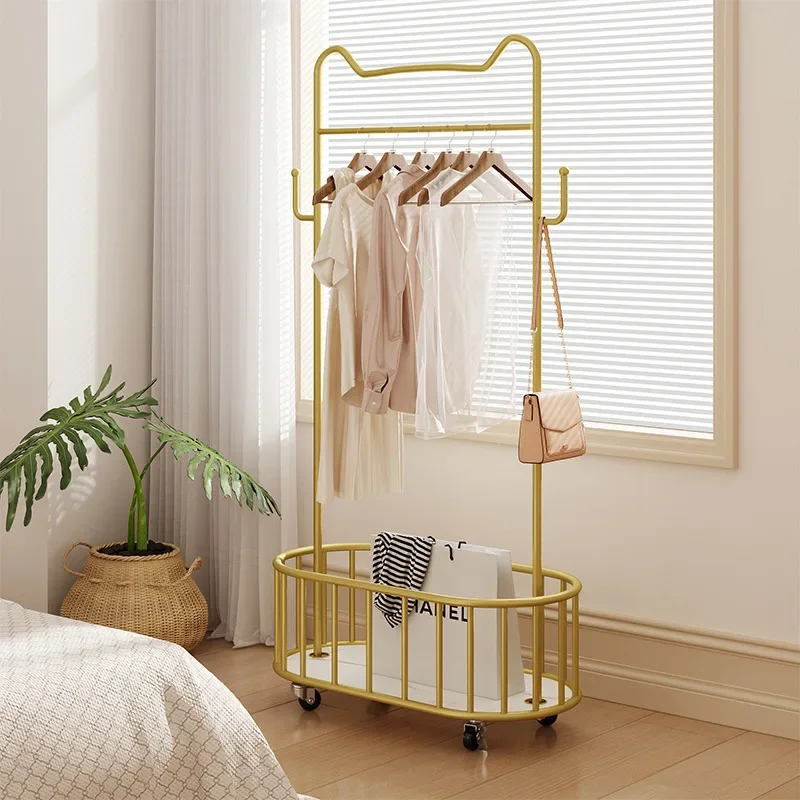 Light Luxury Coat Rack for Bedroom Easy Installation Easy to Use Smooth Surface Easy to Clean Scratch Resistant Space Saving