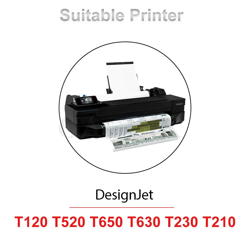 711 712 711XL 712XL Refill Ink Cartridge Without Chip For HP DesignJet T120 T520 T650 T630 T230 T210 Printer