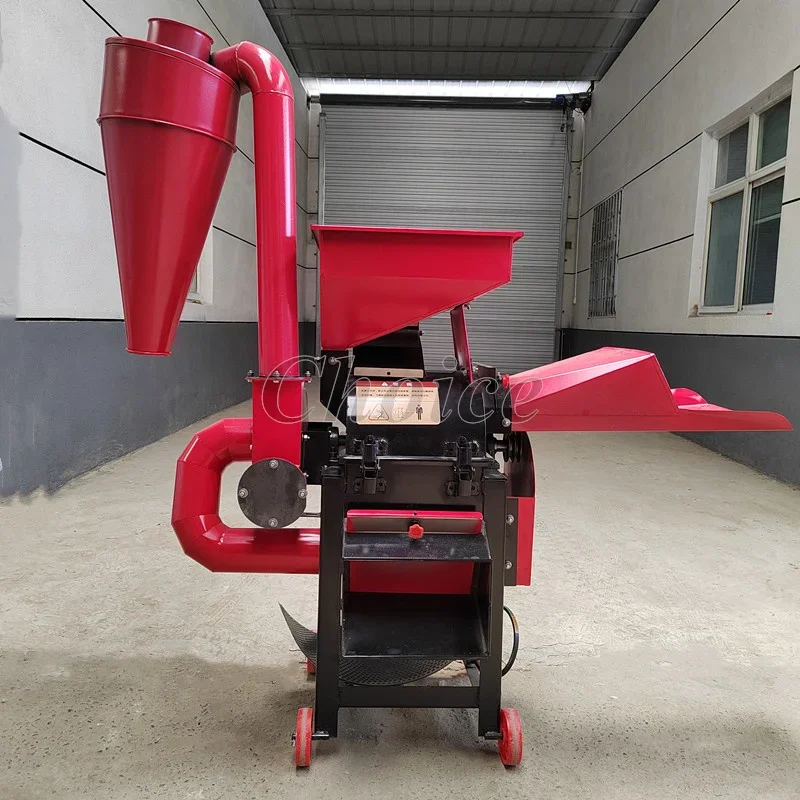 Automatic Animal Feed Processing Silage Crushing Machine Hay Grass Chaff Cutter Crusher for Farm