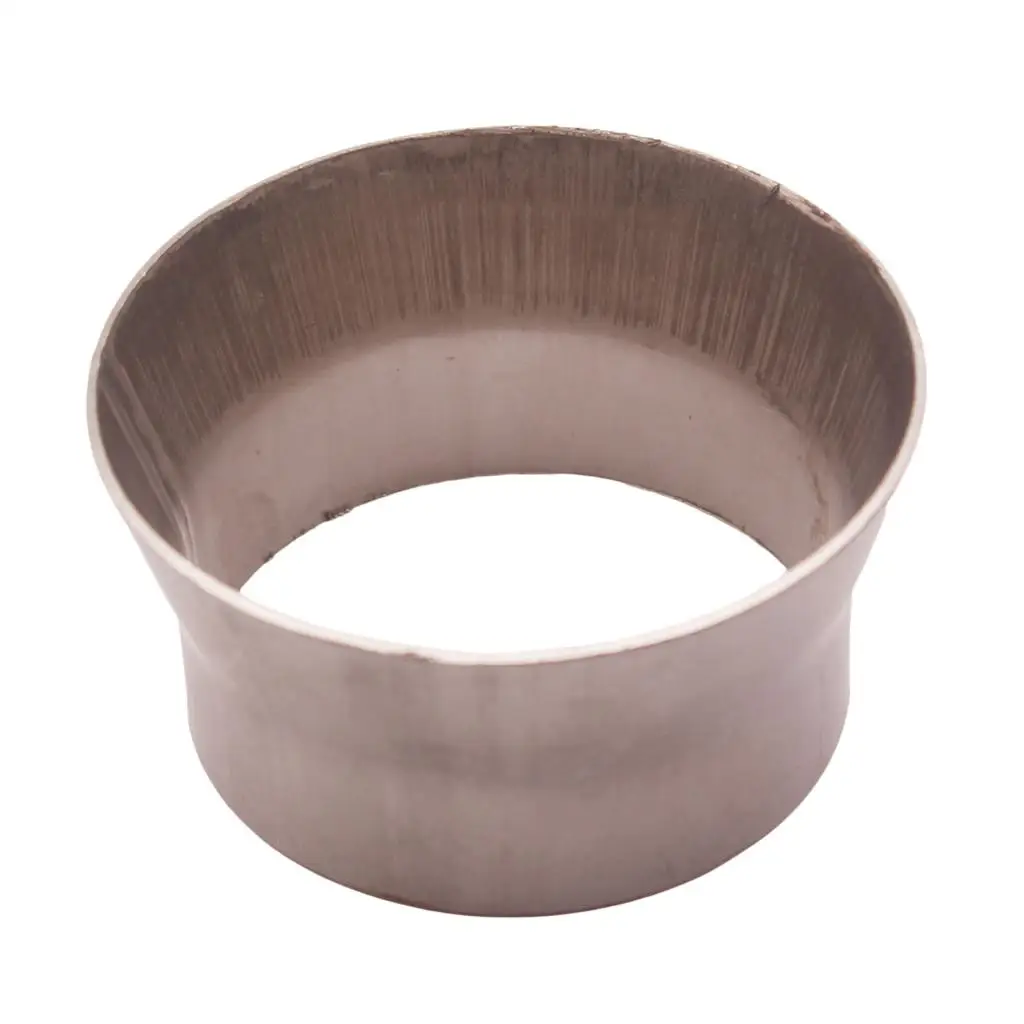 Stainless Steel Tubing Transition Adapter Exhaust Reducer Pipe Weld on Connector for 63 Mm Auto Parts