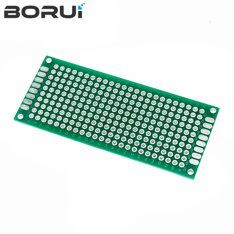 Prototype PCB universel double face, carte de circuit imprimé bricolage, vert, 3x7cm, 1PC