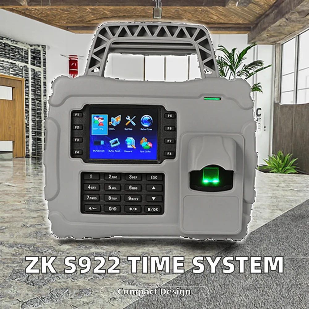 Built-in Backup Battery S922 Wireless GPRS/3G/4G Portable Fingerprint Scanner Time Attendance System