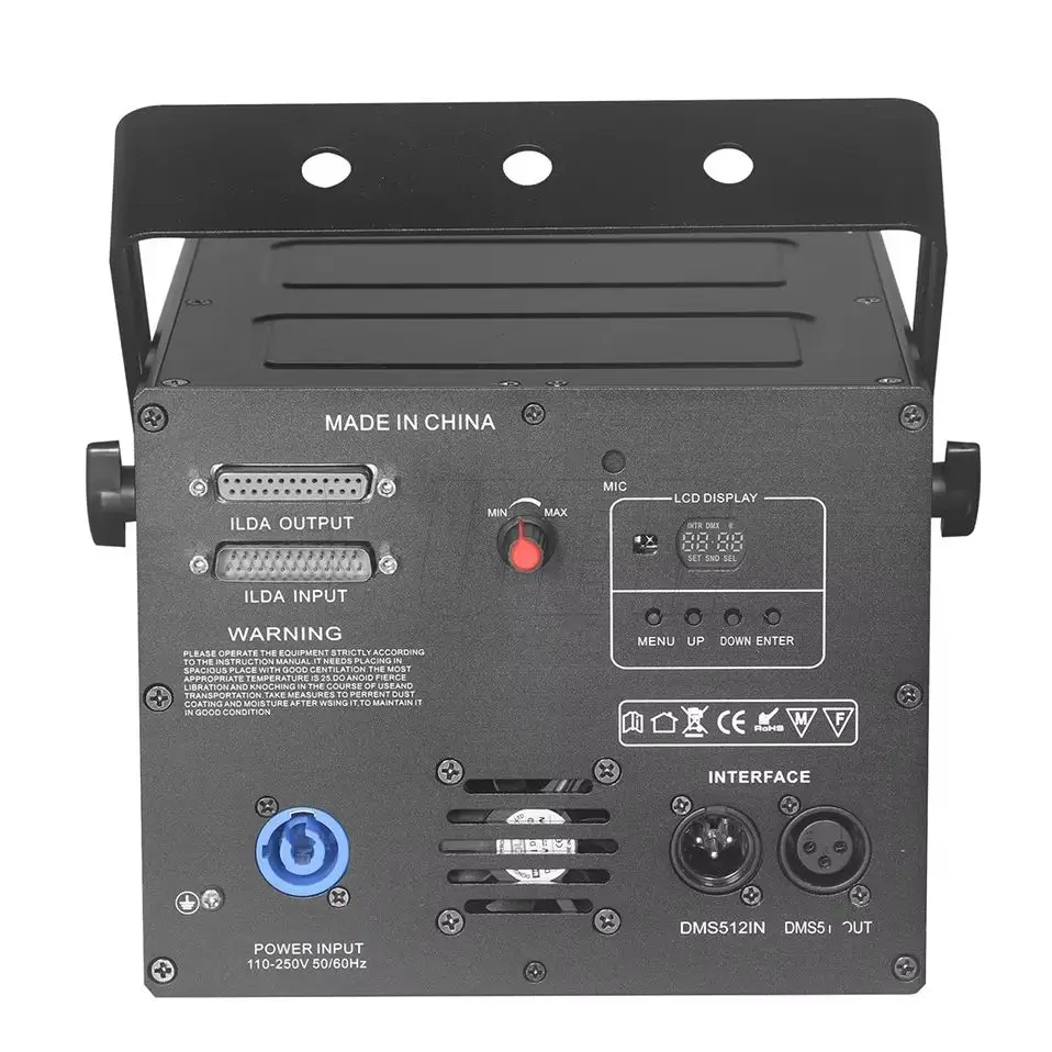 APP Bluetooth Control Text Laser 1W 2W 3W 4W RGB 3 in1 proiettore Laser di animazione per Dj Party Home Dance compleanno Stage Lighting