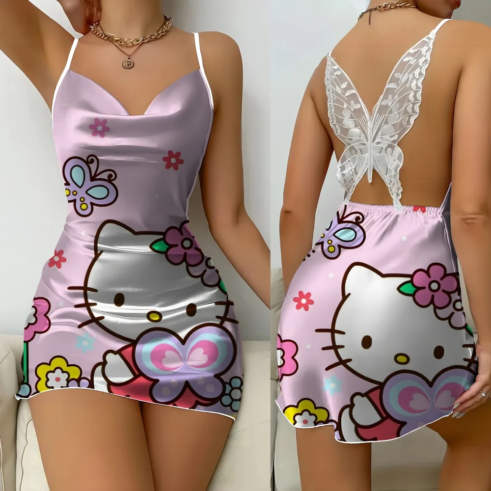 

Sleepwear for Women and Sexy Night Dresses D/party Nightgowns 2024 Summer Women Pajamas Woman Offer Pajama Sleep Shirts Minnie