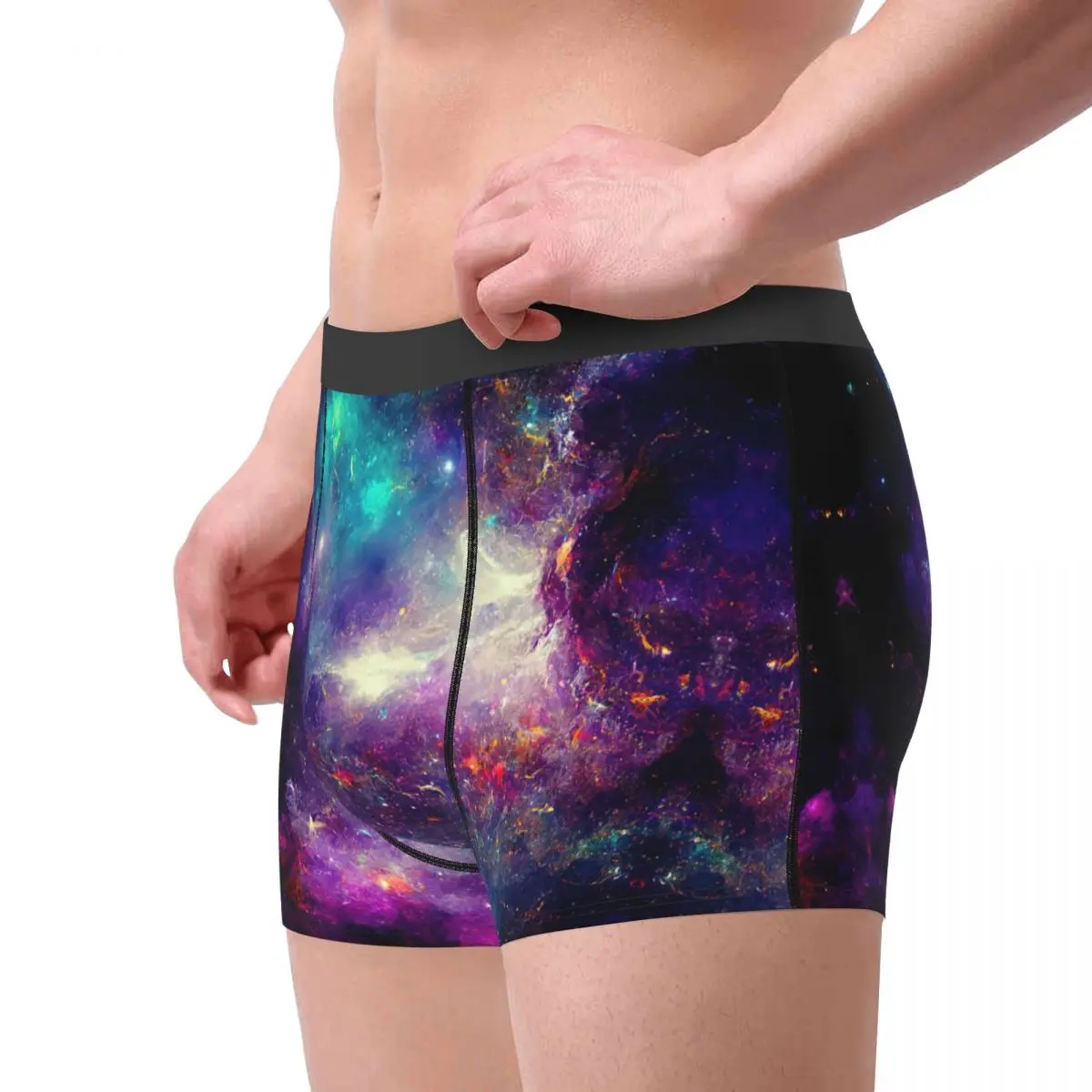 Boxer Men Underpants Stardust Shining Stars Men Panties Shorts Breathable Mens Underwear Briefs Sexy Boxers