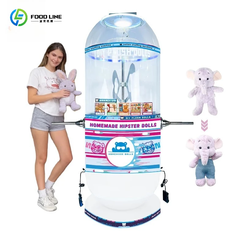 Toy Filling Unit Portable Stuffing Machine Motor Children Entertainment Multifunctional Diy Plush Double-layer Customized