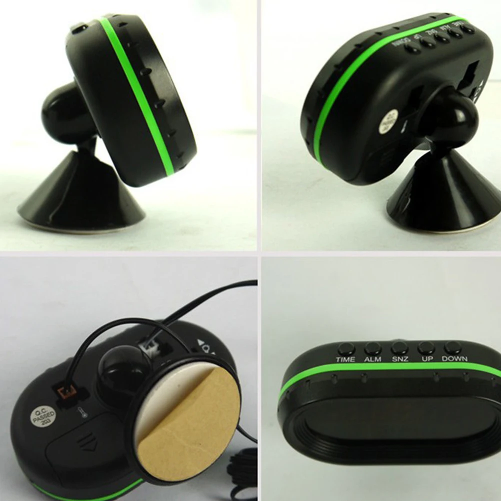 

Car Dashboard Clock Digital Lcd Time Calendar High Definition Display No Drilling Adhesive Tape Back Kickstand For Car Vent Dash