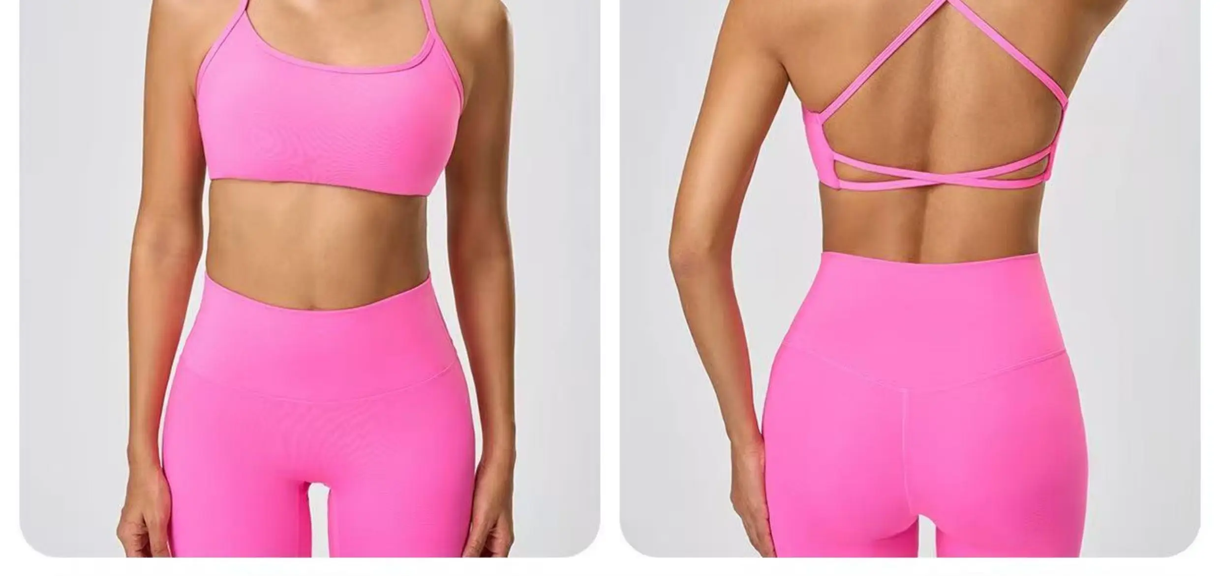 Slinging-Weste für Damen, Sommer-Brustpolster, schöner Rücken, Lingerie-BH mit Brustpolster, Yoga-Fitness-Anzug – Detail 1