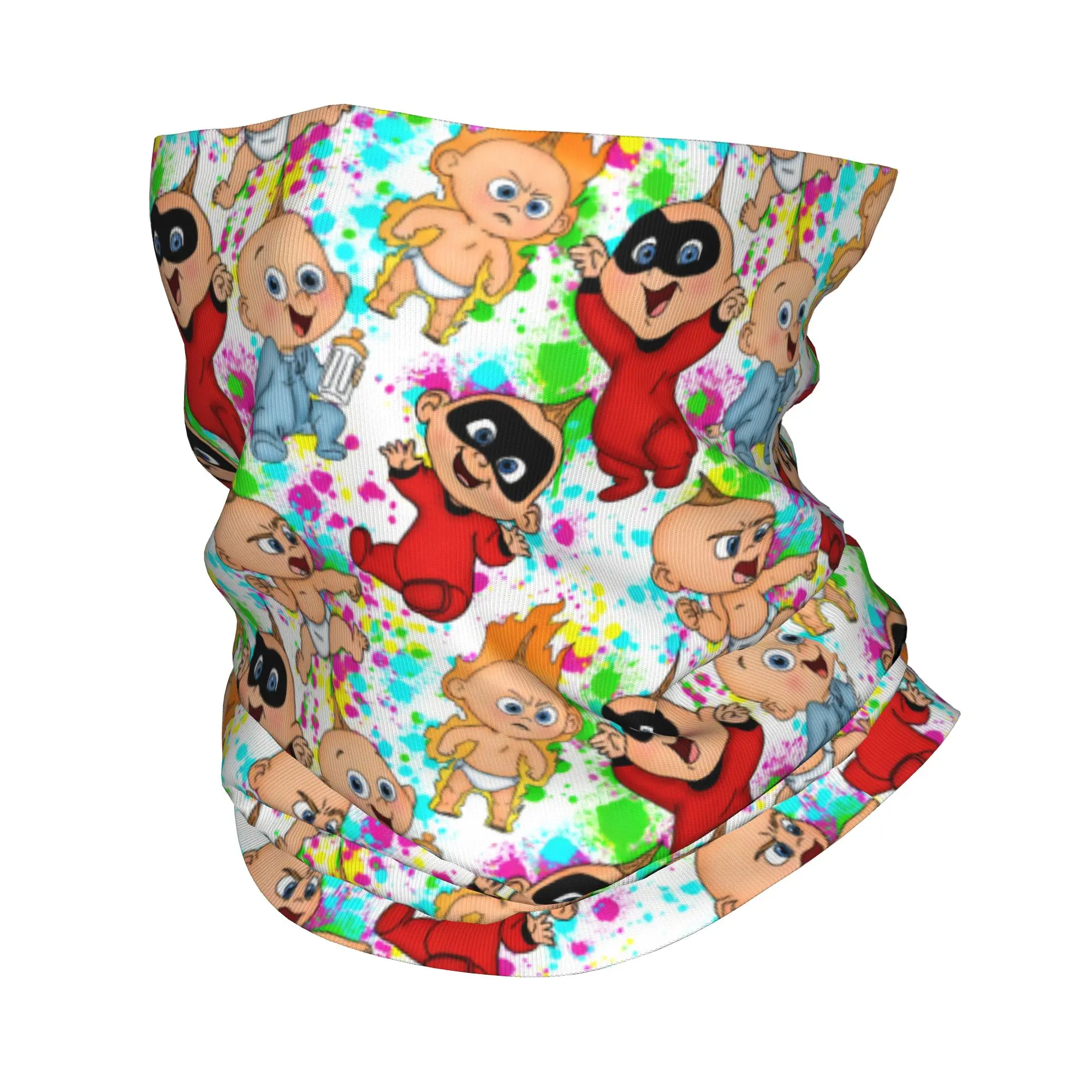 

Custom Manga The Incredibles Cartoon Cute Bandana Neck Gaiter UV Protection Face Scarf Cover Men Anime Headband Tube Balaclava
