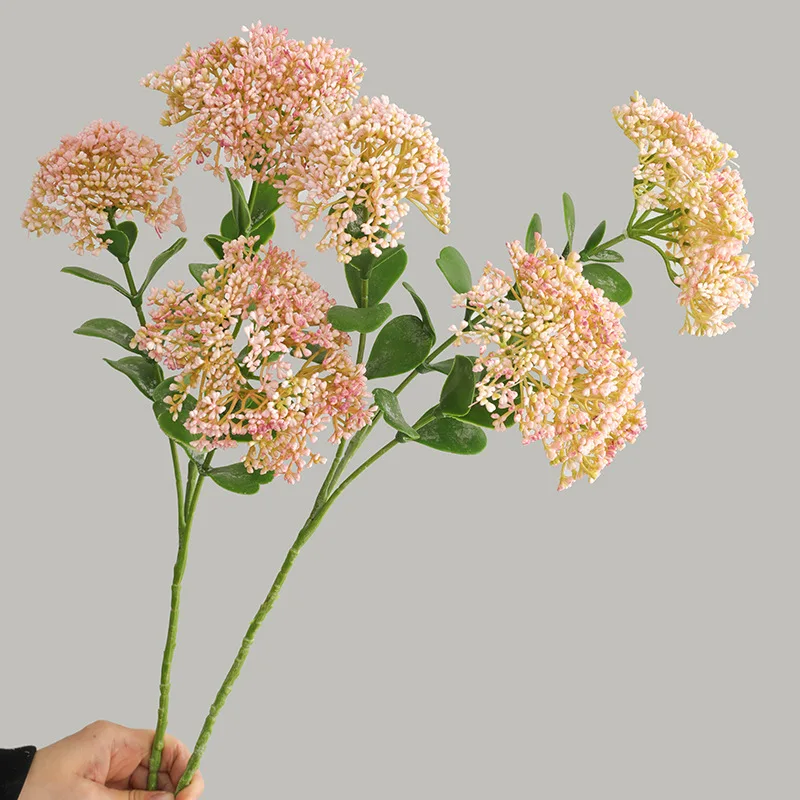 زهور الكوبية الاصطناعية حفل زفاف ديكور المنزل غرفة المنزل الجدول الديكور هدية F1270 #1