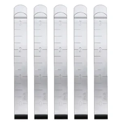 11.8cm Stainless Steel Sewing Clips Hemming Crimping Clips With Built-in Marking Accessories 3Inches Measurement Quilting Ruler