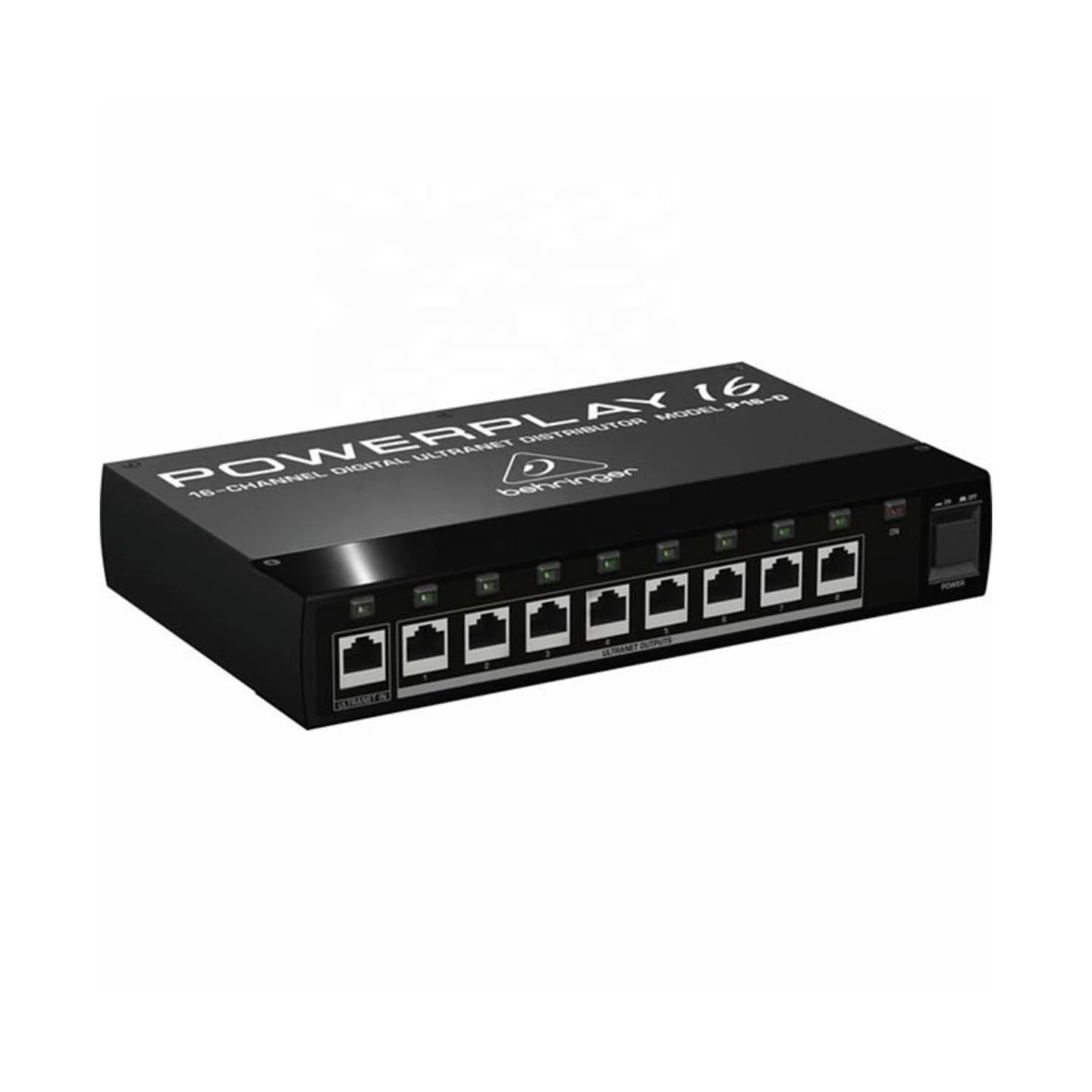 Powerplay P16-D Behringer Digital Stereo Monitor Distribution Module Audio System Music Equipment for Use With P16-HQ Mixer
