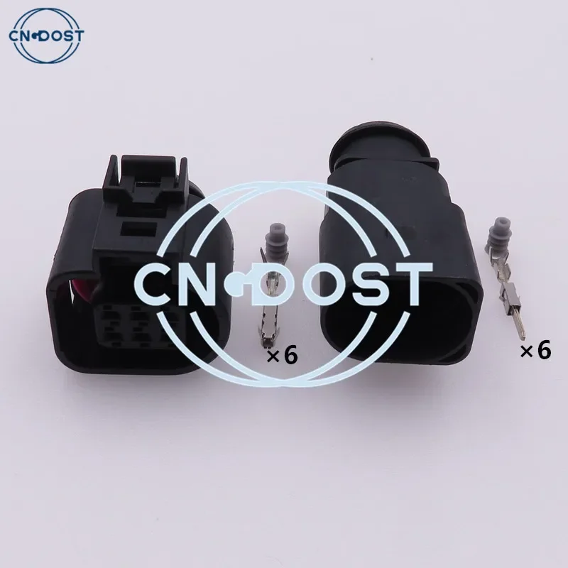 6 Pin 5N1973206 5N19732061-1241061-1 3B0973813 Auto Throttle Valve Plug AC Assembly For VW Audi Bora Magotan CC A4L A6L A3 A5