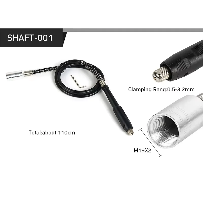 Flexible Shaft Grinder Soft Flex Shaft Dremel Rotary Tool Drill Extension Cord for Drill Bits Handle Compatible