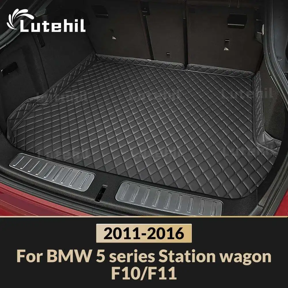

Для BMW серии 5, Station wagon F11 2011-2016, индивидуальный коврик для багажника автомобиля, защитный коврик, грузовой вкладыш, автомобильные аксессуары для интерьера