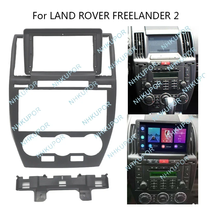 9 Inch Head Unit Car Radio Fascia For LAND ROVER FREELANDER 2 Auto Stereo Audio Player Install Dash Panel Frame Kit