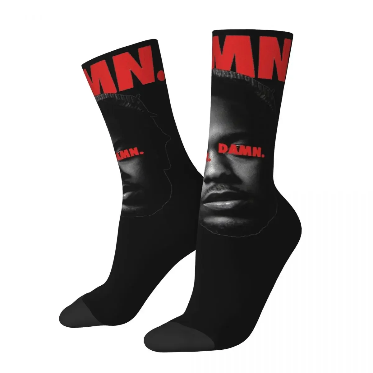 Kendrick Lamar Rap Hip Hop Crew Socks for Women Men Merch All Seasons Soft Long Socks Breathable