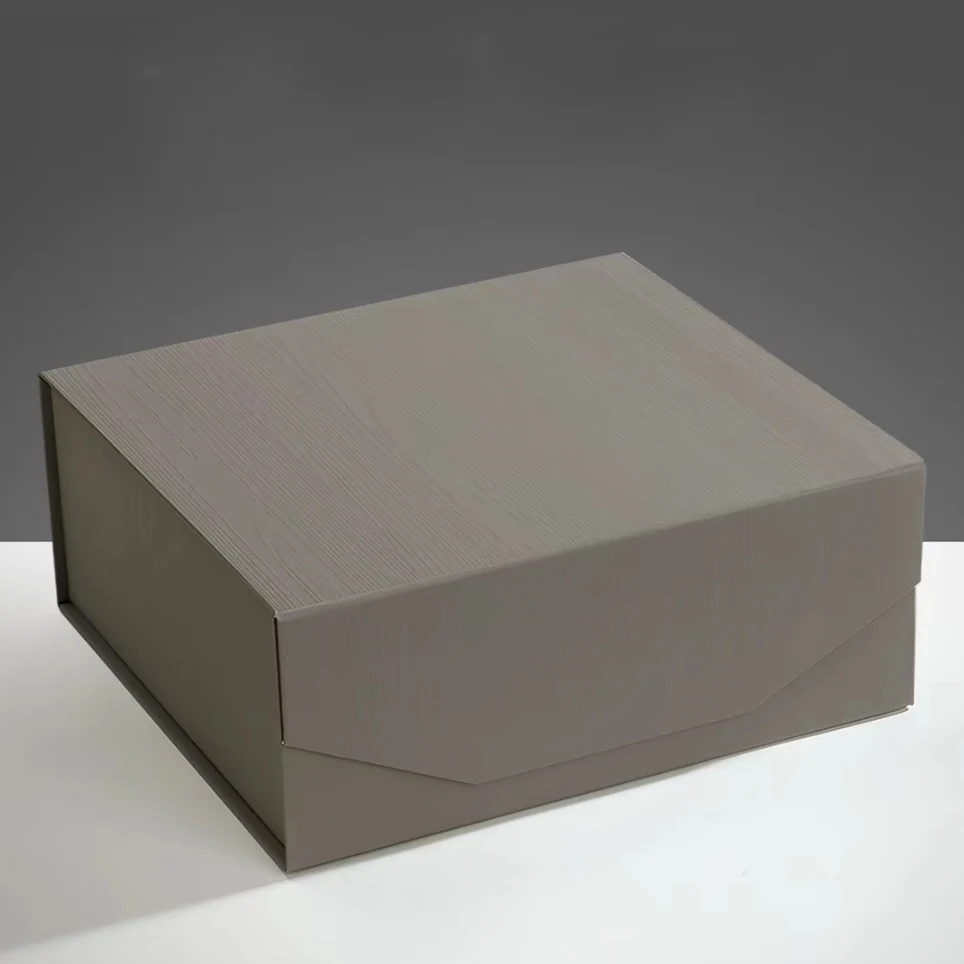 37cm*30cm*12.5cm Magnetic Lid Box Foldable Ribbon Packing Boxes Color Gift Box for Presents Birthday Valentines Christmas 5