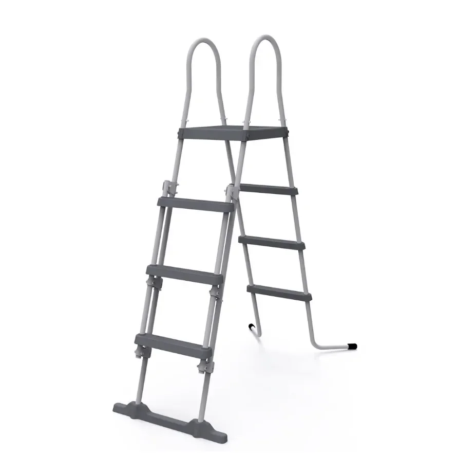 Hot Sale 3 Step Pool Ladder swimming pool plastic ladder 122 cm Double Security Pool Ladder