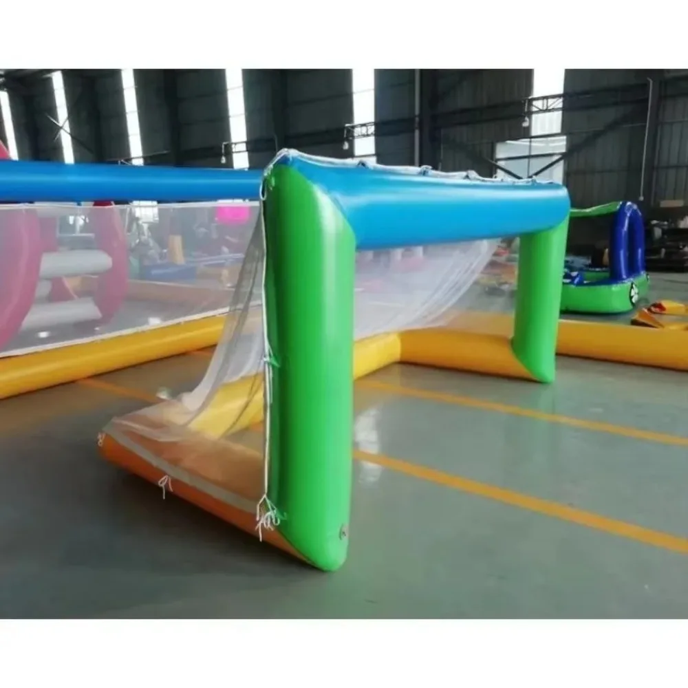 Floating sports games inflatable water polo court water polo game field for sale view 3