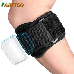 Tennis Elbow Suporte Cintas para Tendinite, Antebraço Brace Straps do golfista e Compression Pad, AdjustbaleTennis, 1Pc