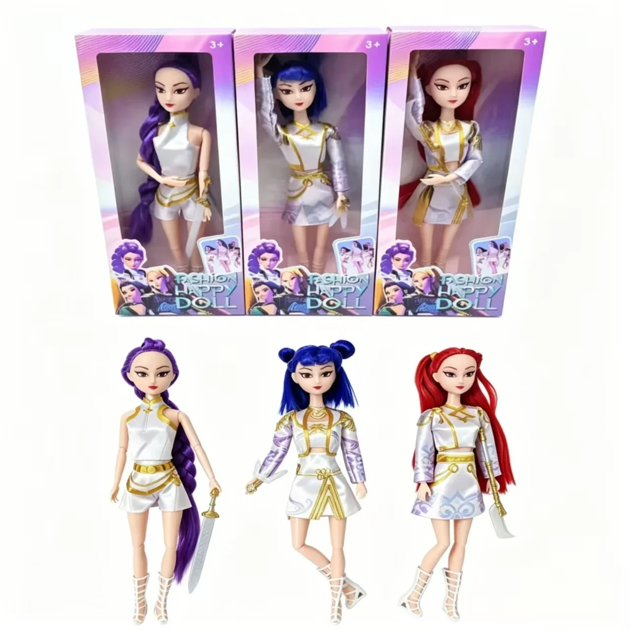 

2026_Demon Hunters Anime Merchandise Rumi Mira Zoyi Character Figurine Birthday Gift Fan Club Gifts 11 Joints Are Movable##
