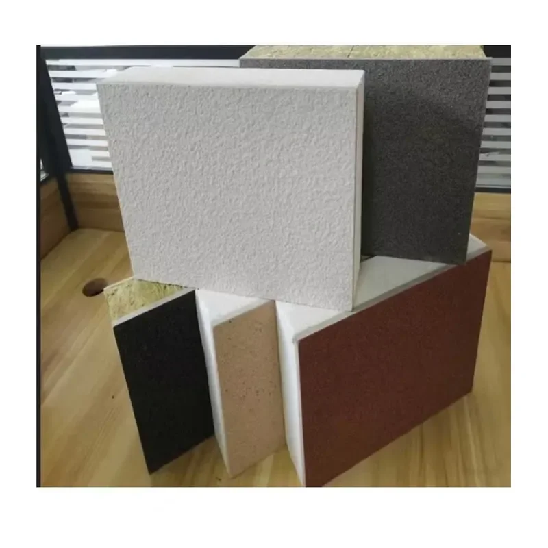 Thermal Insulation and Decoration of Fireproof Materials Integrated Plate Exterior Wall Decoration and Insulation Board
