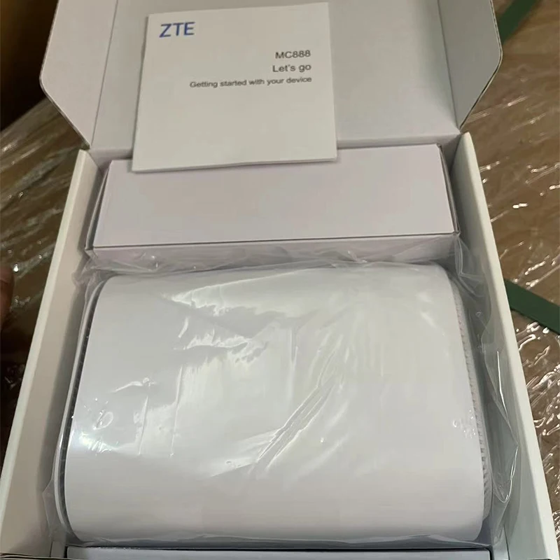 جديد ZTE 5G WiFi 6 AX3600 Home CPE MC888 SDX62 ثنائي النطاق راوتر لاسلكي 5G NR NSA/SA 4G LTE CAT19 بطاقة Sim موزع إنترنت واي فاي مودم