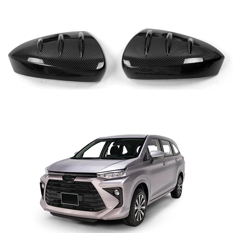 1 Set Car Rearview Mirror Covers For Toyota Avanza Premio Veloz Cross 2022+ Parts