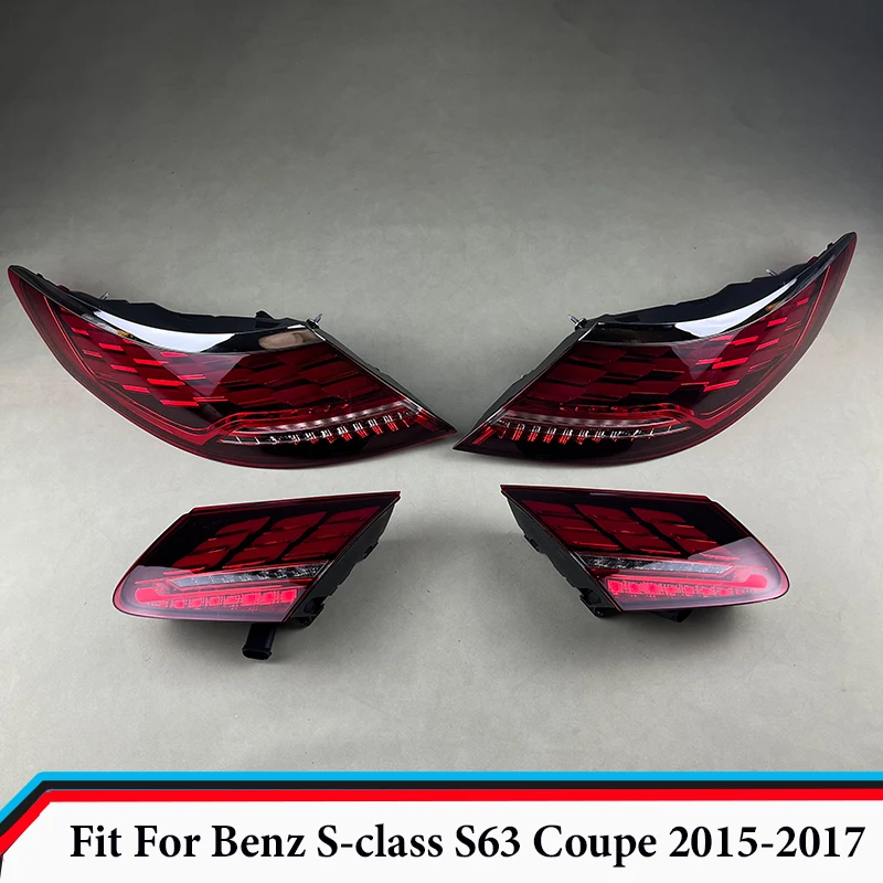 

Dragon Scale Running Water Rear Tail Lamp Fit for Mercedes Benz S-class S63 S400 S500 Coupe 2015 2016 2017