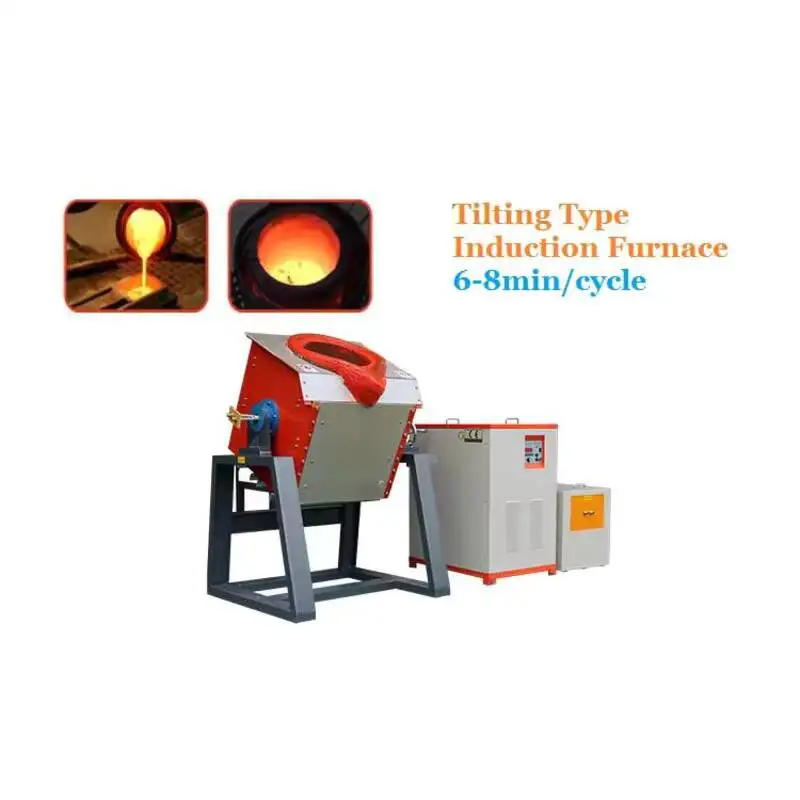 Hot Sale Gold Silver Aluminum Copper Brass Steel Medium Frequency Electric Industrial Induction Melting Furnace