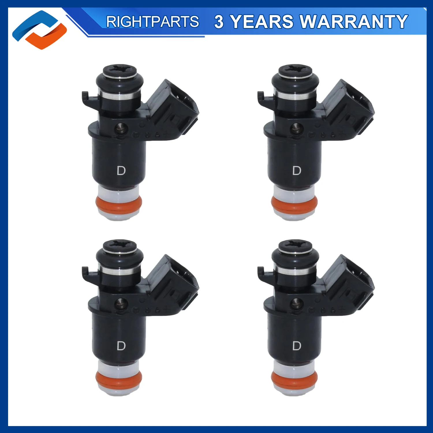 

Set of 4 16450-PLD-003 Fuel Injector For Honda Civic 1.7L 2001 2002 2003 2004 2005 D17A6 D17A2 16450PLD003 842-12282 57842 FJ637