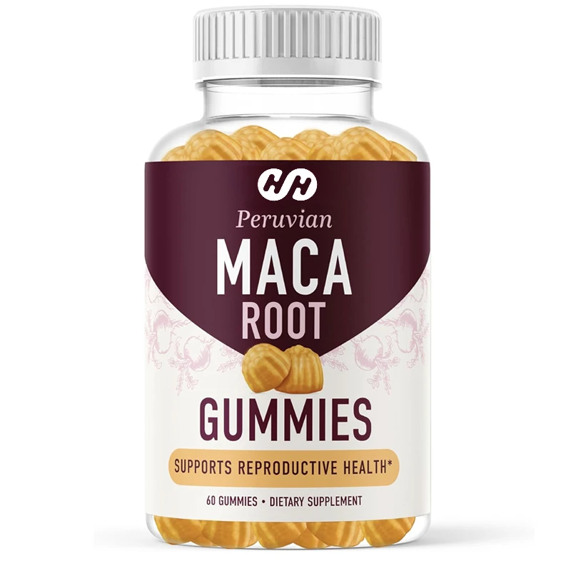 

Натуральные жевательные конфеты с персиковым вкусом для поддержки энергии и гормонального баланса, вегетарианские, без ГМО, 60 капсул