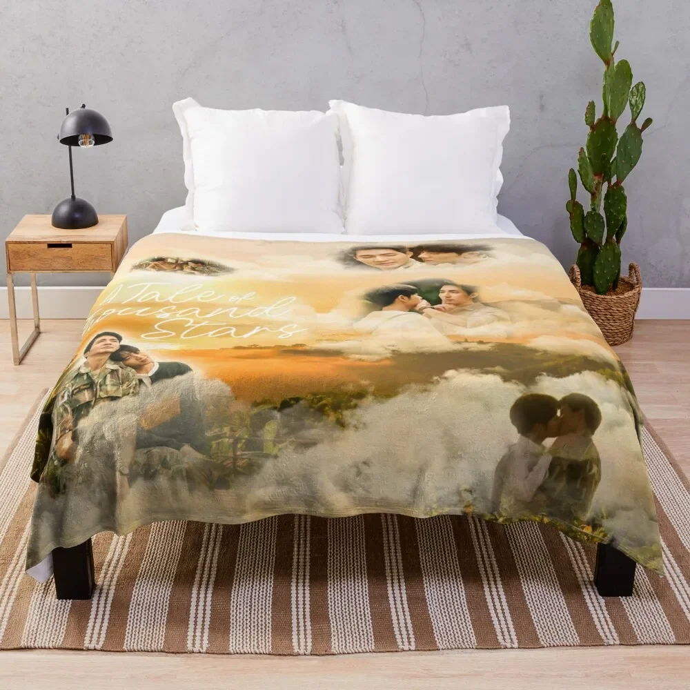 

A Tale of a Thousand Stars Throw Blanket Luxury Brand Luxury Thicken Large Blankets For Bed Blankets