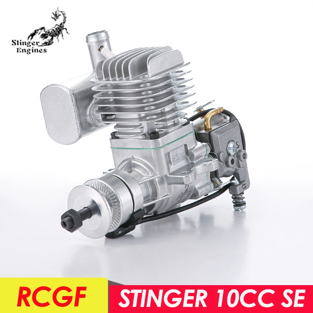 RCGF Stinger Gas Petrol Engine10cc SE Single Cylinder Side Exhaust 2-Stroke for RC Airplanes Model