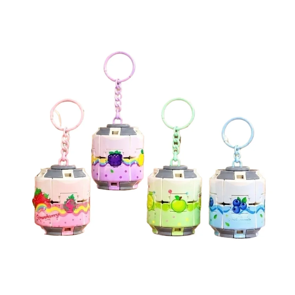 2027Ornaments Gyroball Soda Can Fidget Fingertip Spinner Bag Charm Spinner Keychain Pendant Funny Press Change Student