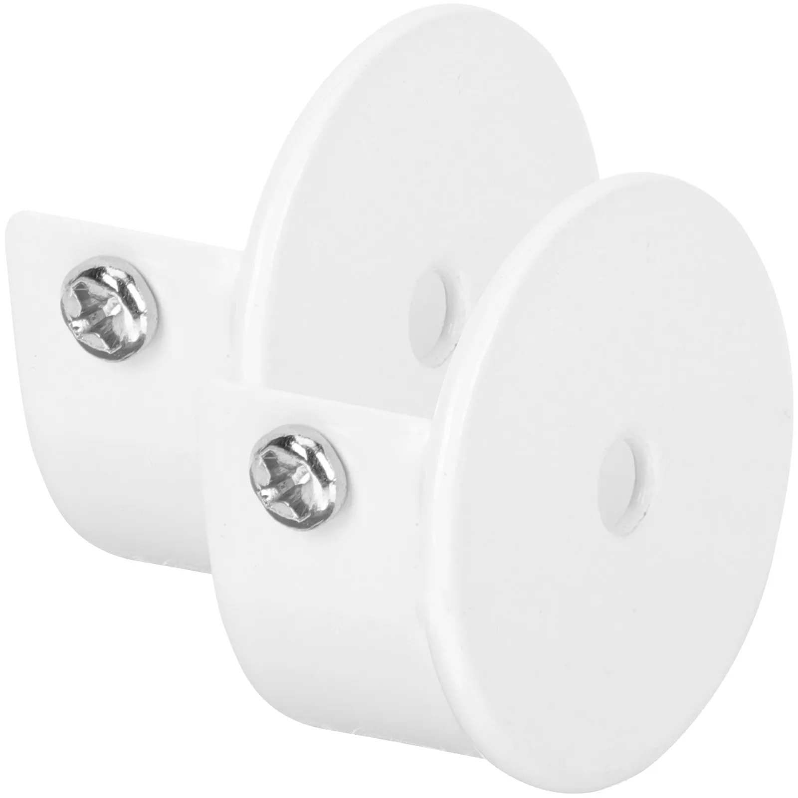 2Pcs Heavy Duty Alloy Curtain Rod Bracket Adjustable for Home Office Window Drapery Support Bracket Set