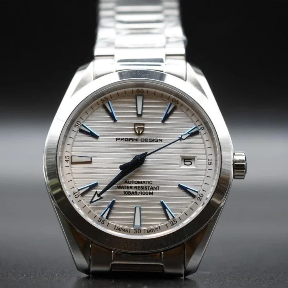 PAGANI DESIGN 40MM A150 Business Men Mechanical Sports Diver Watch Luxury Sapphire Glass Automatic Stainless Steel Watches Men