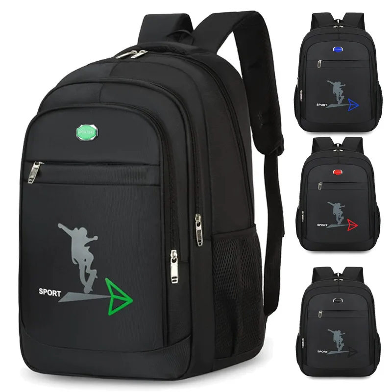 

Многослойный утолщенный рюкзак, мужской большой вместительный повседневный дорожный женский школьный рюкзак для школьников младших классов средней школы