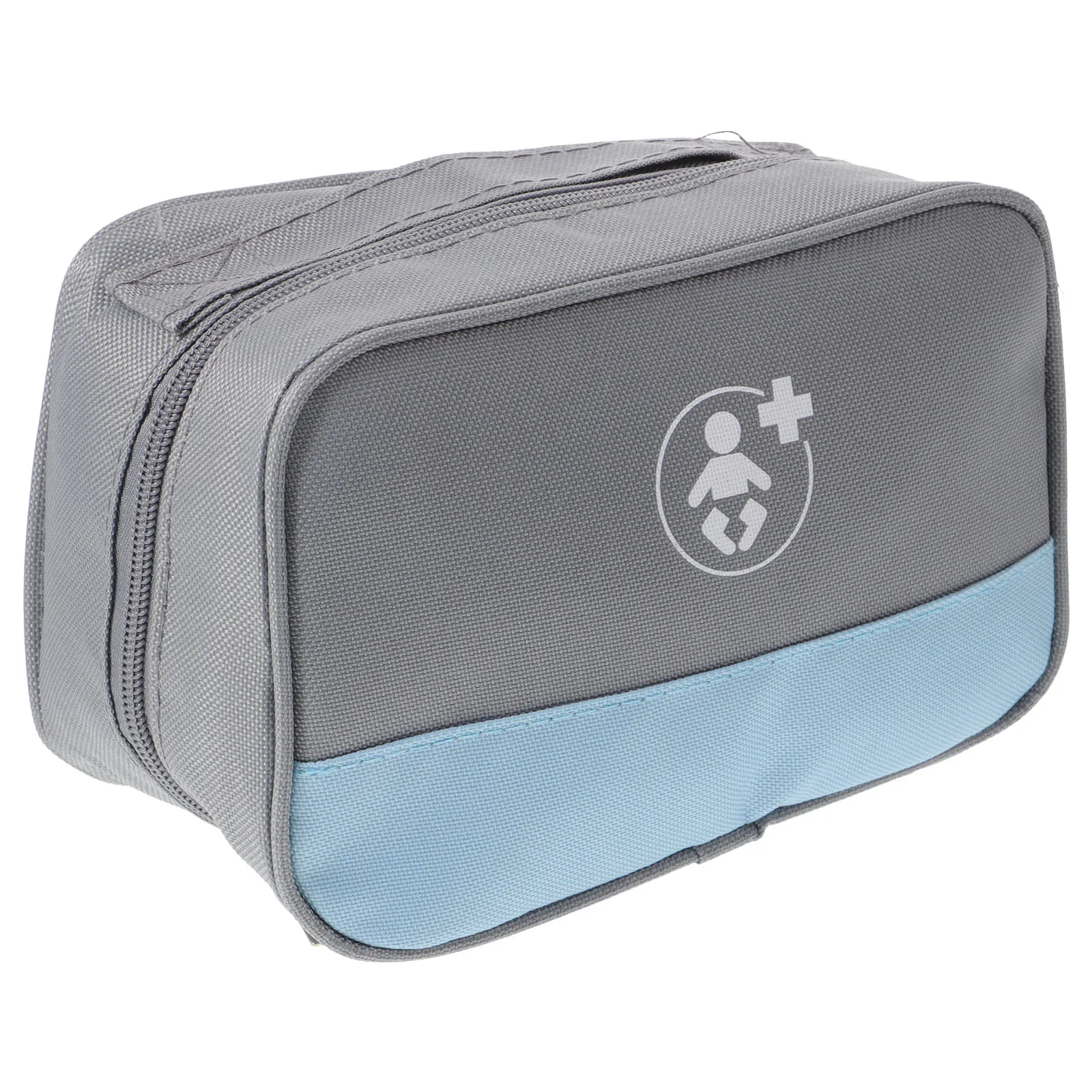 

First Aid Kit Large Grey Portable Storage Isolation Pouch For Travel Hiking Medicine Bag Household Pouch Oxford Cloth Empty