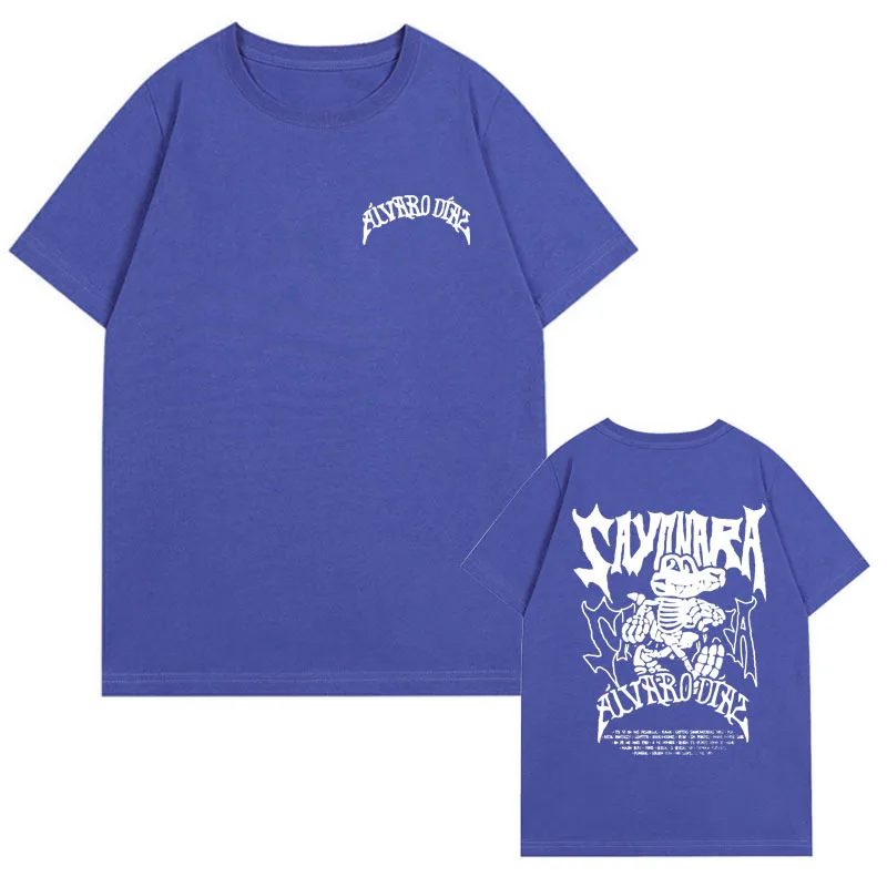 مغني الراب ألفارو دياز فيليسيليانديا الجرافيك تي شيرت الرجال النساء الملابس موضة القوطية عالية الجودة القطن تي شيرت قصير الأكمام بلايز #4