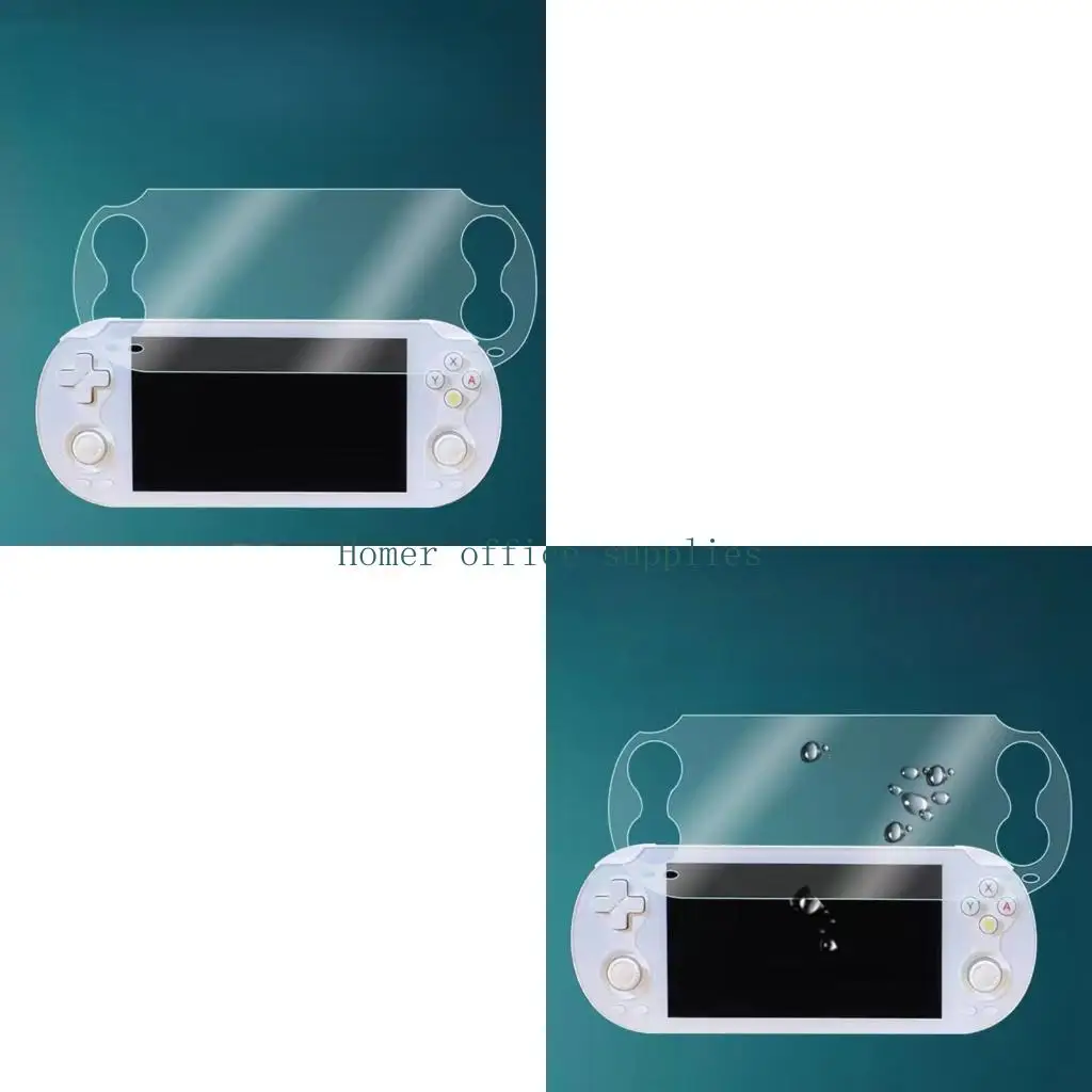 K43B Game Console Screen Protector for RG Gamepad Shockproof Soft Film Scratchproof Full Coverage Film Shatterproof