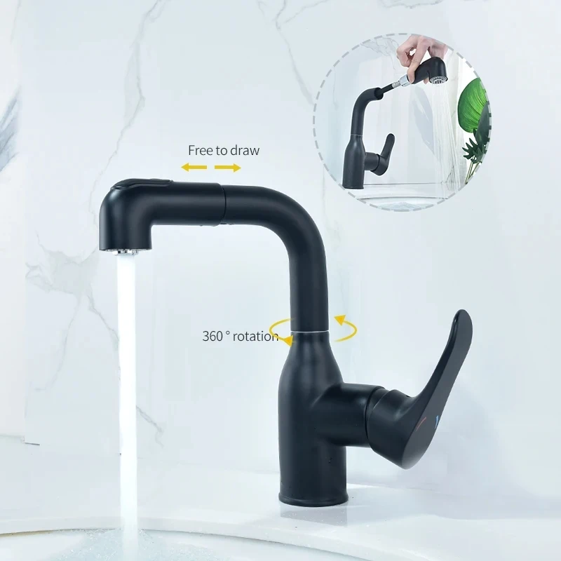 الحمام الأسود حوض الحنفيات المرحاض غسل الشعر قطعة أثرية كرين حوض غسيل خلاط المياه الصنبور الأسود عقد رأس دش #3