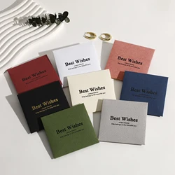100pcs 8×8cm jewelry cleaning cloth, silver polishing cloth, custom logo special texture paper jewelry maintenance Customizable