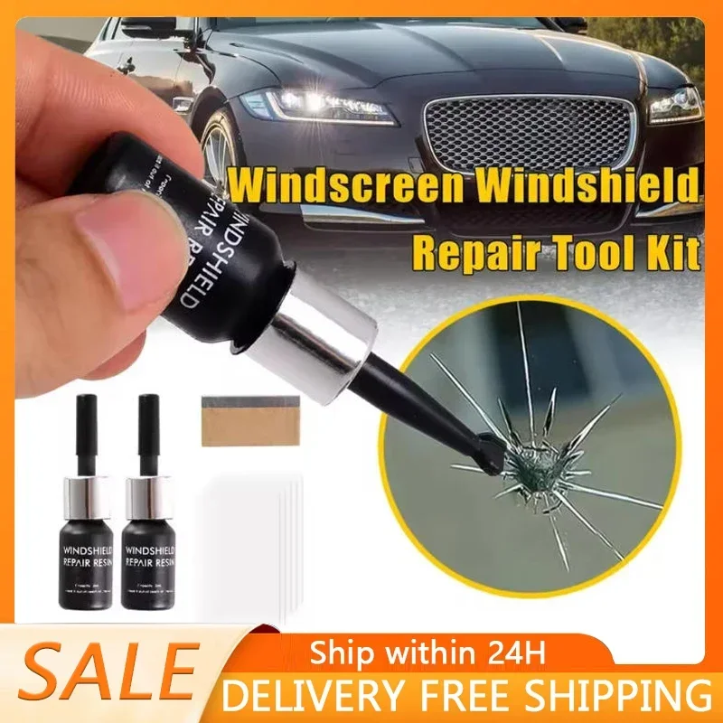Car Glass Repair Window Cracks Gone Kit Remove Scratch Auto Truck Repair Windscreen Crack Recovery Set